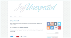 Desktop Screenshot of joyunexpected.com